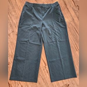 Torrid Wide Leg Dress Pants Green Turquoise Size 20R